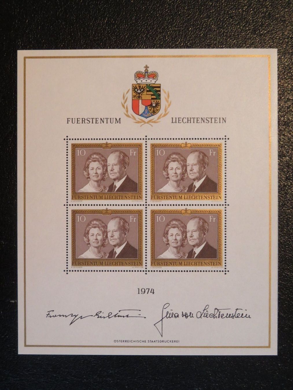 Alle Briefmarken: -Rarität- Set "Fürstenpaar 1974" – Neu (gemäss Beschreibung) aus Lachen SZ von peace0 2