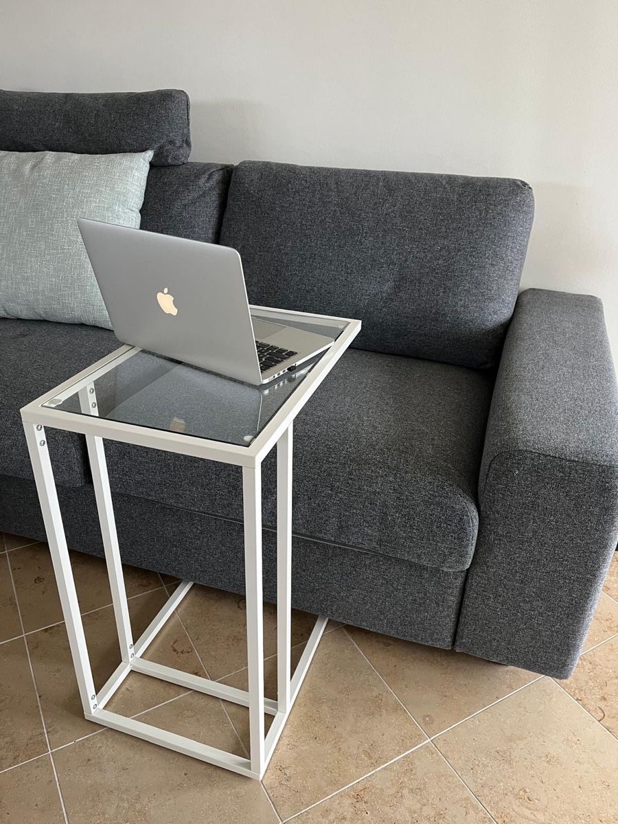 Tische: Weißer Laptoptisch - Sofabeistelltisch – Neu (gemäss Beschreibung) aus Zürich von col_5g6c