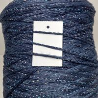 Mix Garn Seide Tussah & Lurex Merino & Kaschmir 440g blu