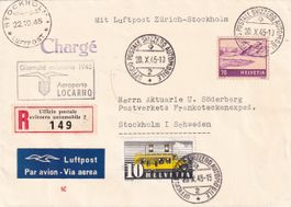 Ufficio postale svizzero automobile 2 Locarno 1945