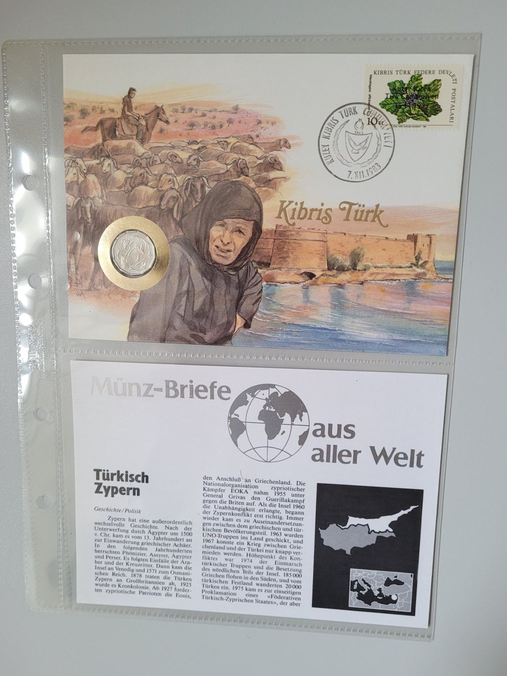 Tutti le monete: Münzbrief Türkisch Zypern – Nuovo e nell'imballaggio originale da Bertschikon Gossau venduto da KEO2