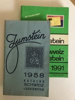 Zwei Briefmarkenkataloge von Zumstein und ein Münzenkatalog