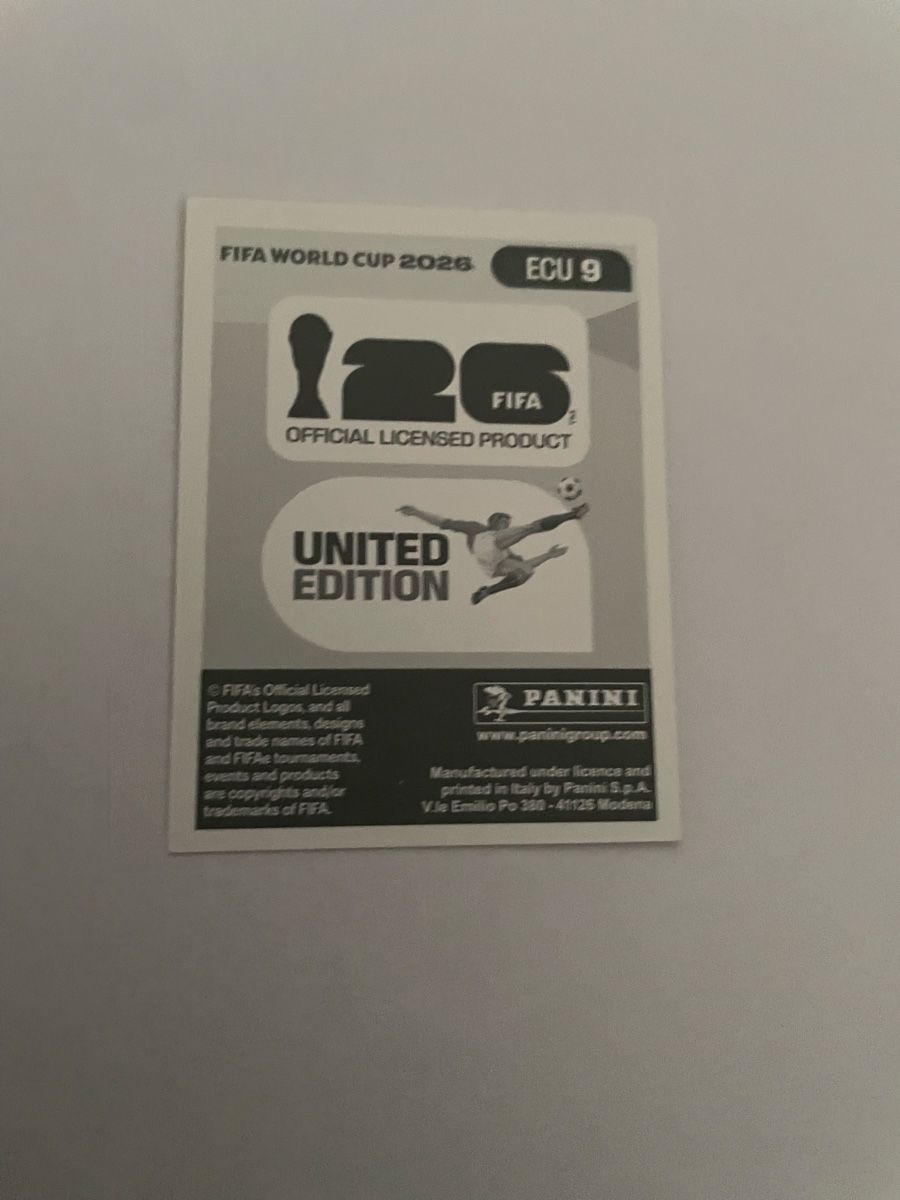 Panini Carte collezionabili: FIFA WM 2026 Moses Caicedo ECU 9 – Nuovo (secondo la descrizione) da Winterthur venduto da Cobraforce 1