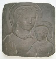 Hans von Matt 1899 - 1985 Stans, englisch Zement Relief
