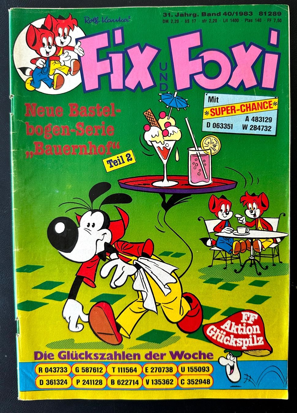 Fumetti: Fix und Foxi Band 40 1983 mit Beilage – Usato da Seltisberg venduto da quadartswiss