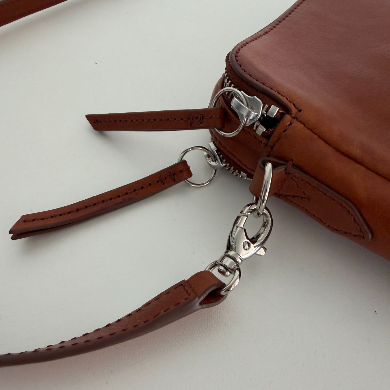 Fossil Borse da donna: Fossil Leder Tasche Crossbody braun – Usato da Balzers venduto da dassandro 7