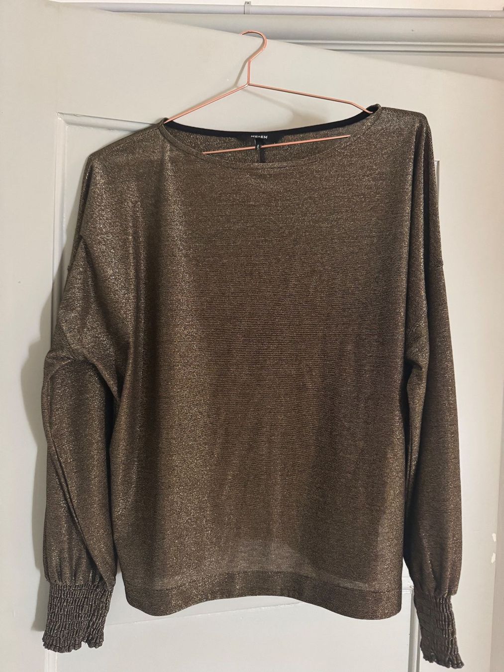 Camicette: ME+EM Bluse, gold/schwarz, Grösse S – Usato da Wabern venduto da coody33