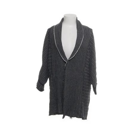 Nile Atelier Cardigan black white knit size XS 