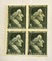 Pro Juventute 1941 - 4er Blocks