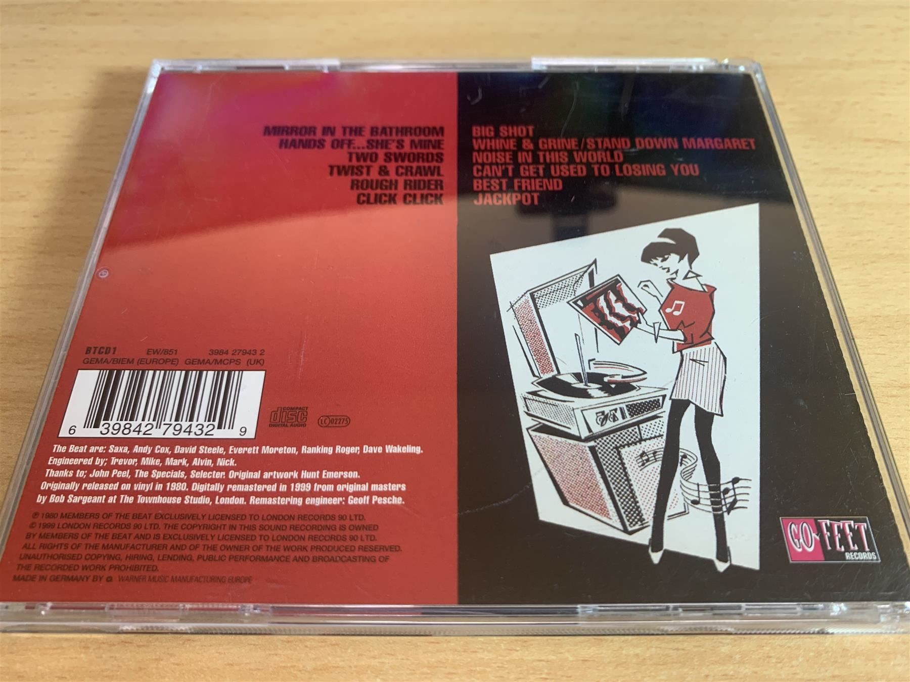 CD: The Beat – I Just Can't Stop It – Usato da Rikon im Tösstal venduto da Alpenmutz 1