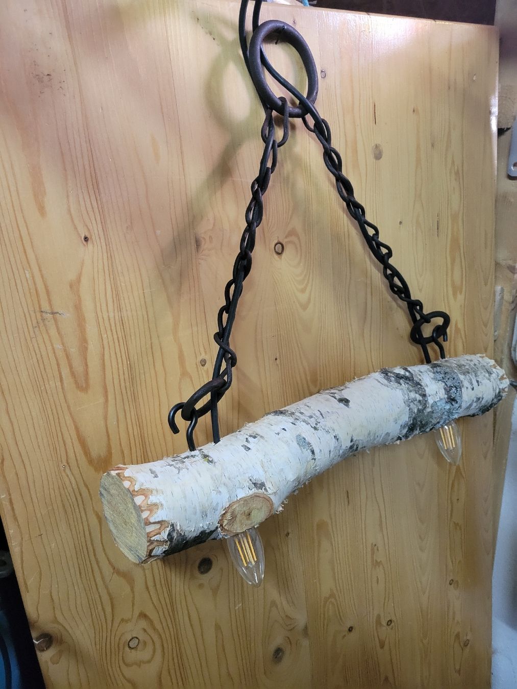 Lampen: Rustikale Birkenholz Lampe - Einzigartiges Designstück! – Gebraucht aus Flims Dorf von Snowhite74 1