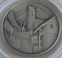 Silbermedaille 1962 Kirchenrenovation Rothenfluh
