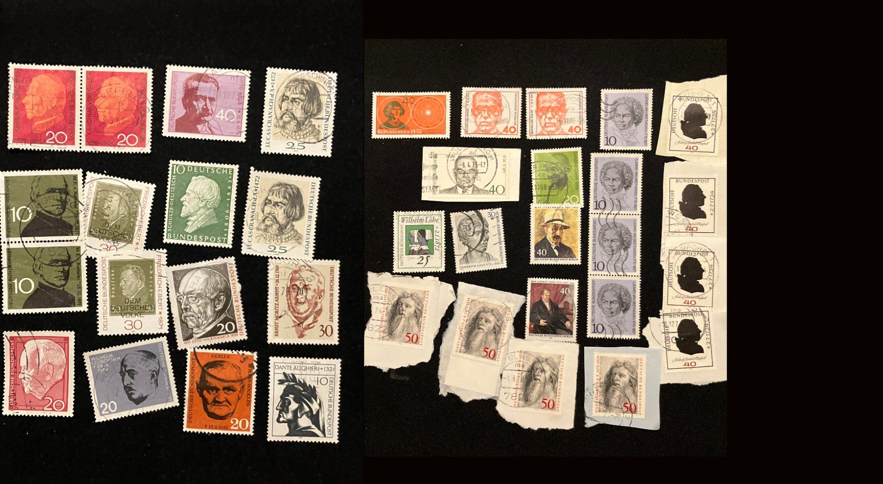 Tous les timbres: Briefmarken Deutsche Post, Persönlichkeiten – D'occasion à Basel par djwwpp