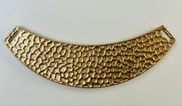Goldfarbene Statement Kragen- Halskette