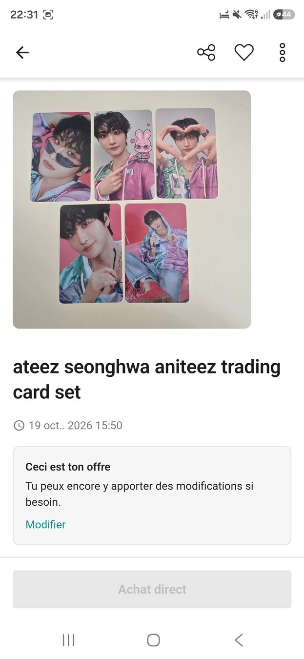 Carte collezionabili: ateez special bundle for starhwa7887  – Usato da Vevey venduto da Shelovesyu._.u 2