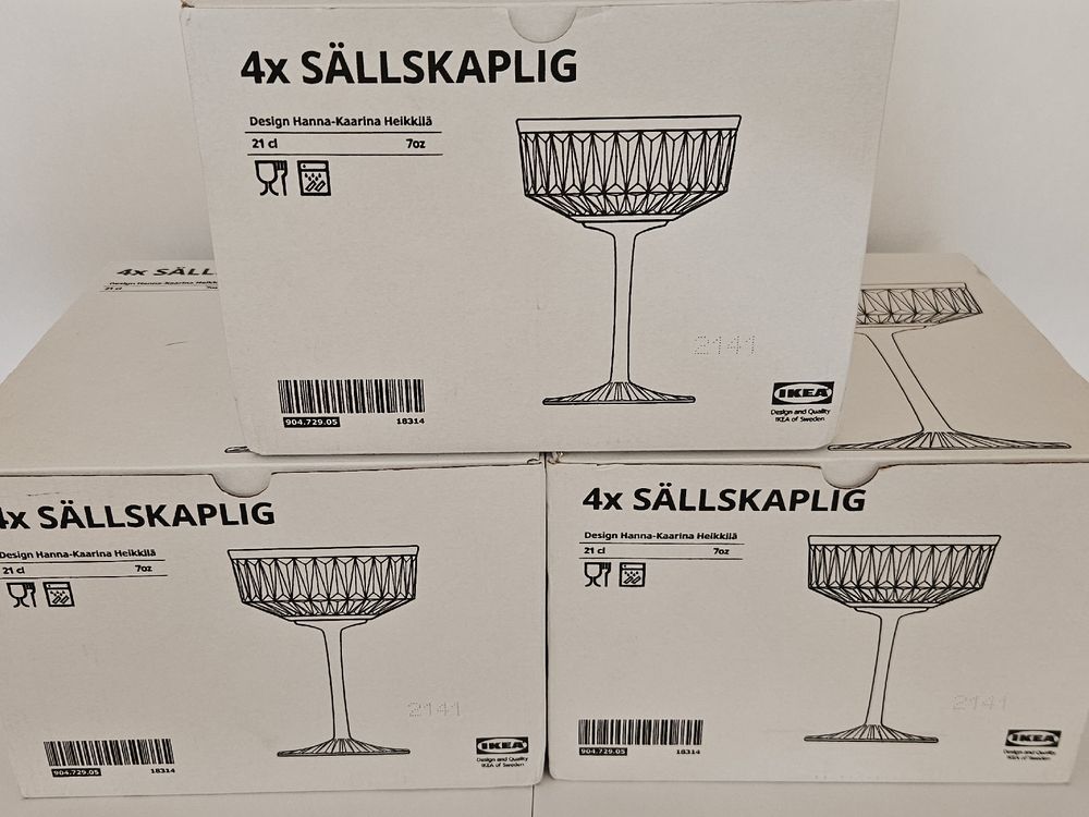SÄLLSKAPLIG IKEA Champagnerglas