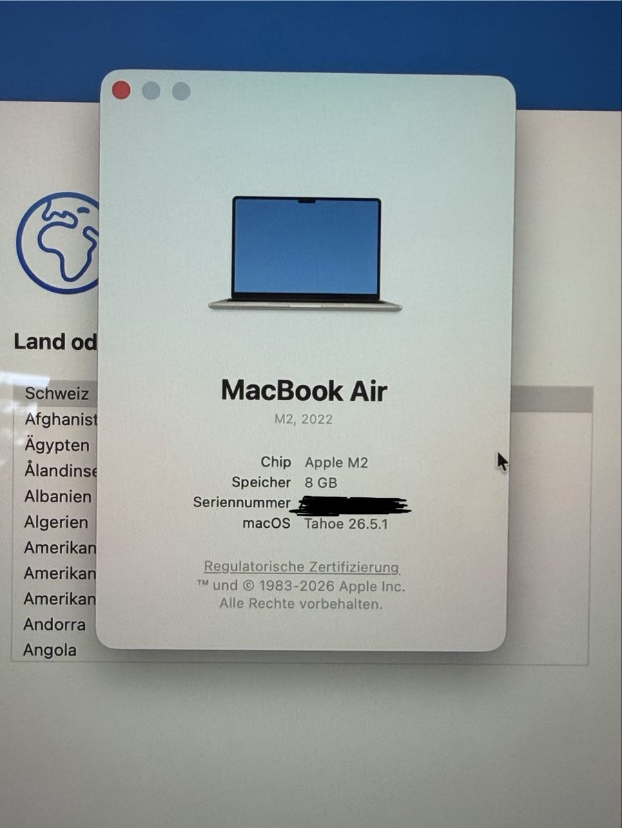 Apple Notebooks: Apple MacBook Air M2 8GB 256GB SSD – Gebraucht aus Abtwil SG von cst_a7v 4