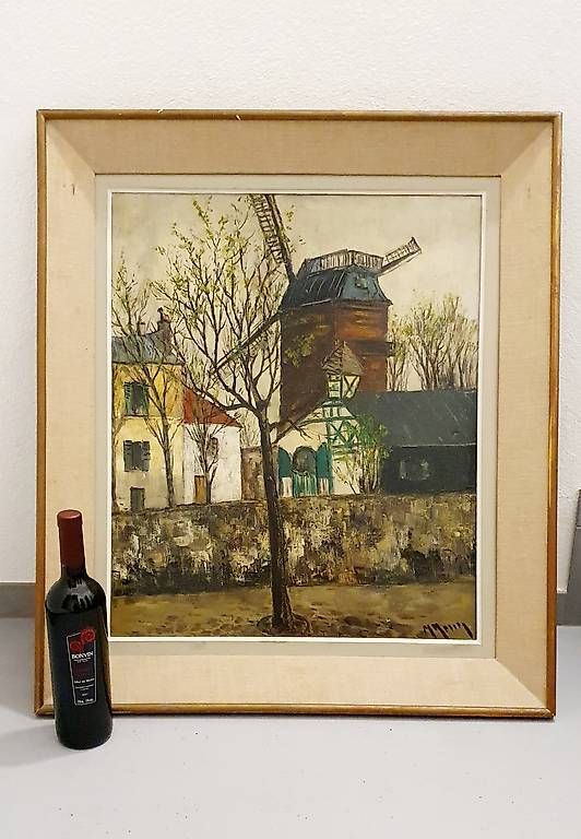 Dipinti: Antoine Blanchard alias M. Masson / Moulin Galette – Usato da Erde venduto da zakleblanc
