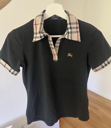 Burberry London Polo schwarz vintage guter Zustand