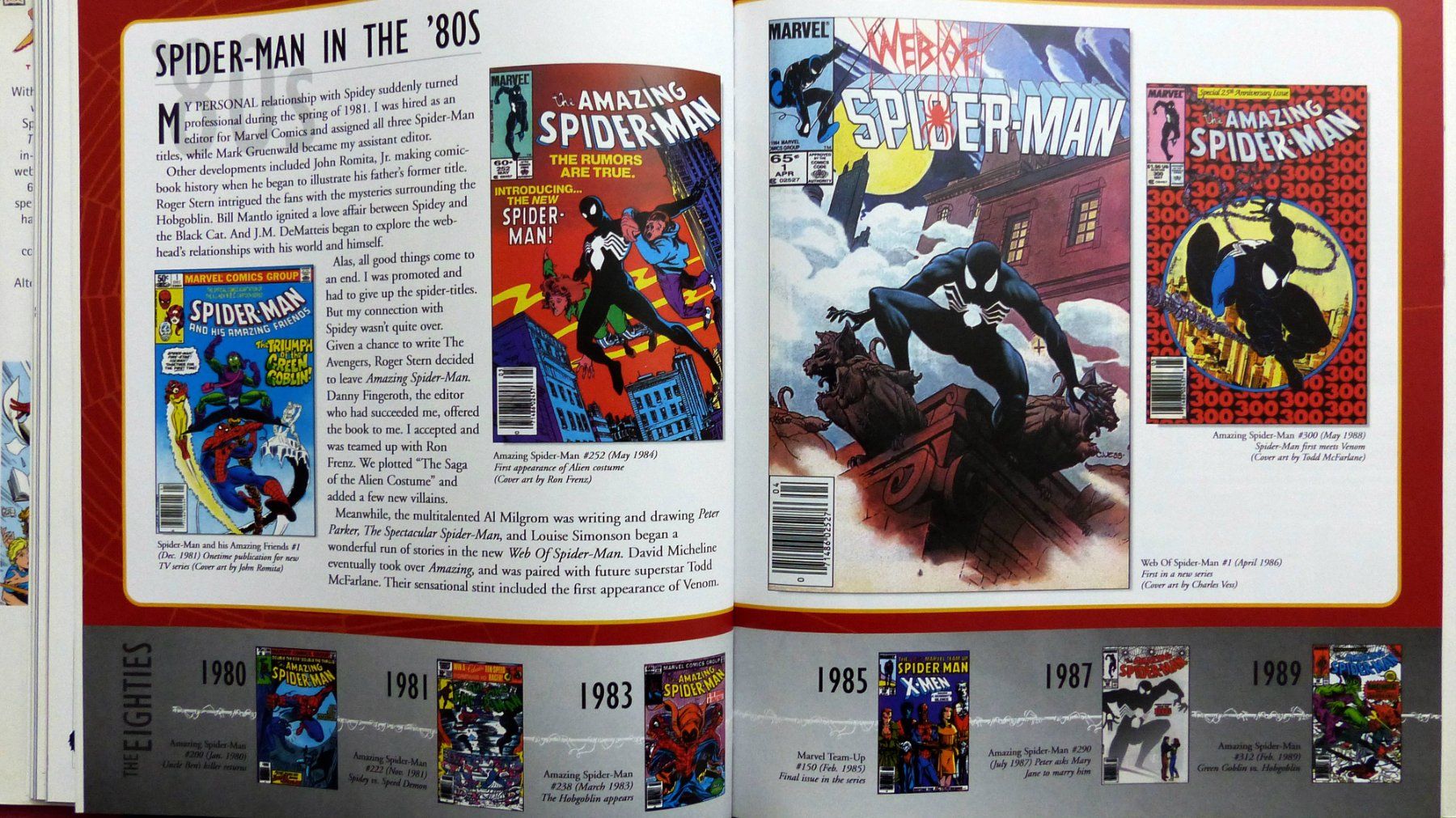 Libri: SPIDER-MAN THE ULTIMATE GUIDE HARDCOVER BOOK MARVEL 2001 – Usato da Lugano venduto da YouWantUS 5