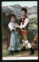 Kinder in Appenzeller Tracht beim Tanz