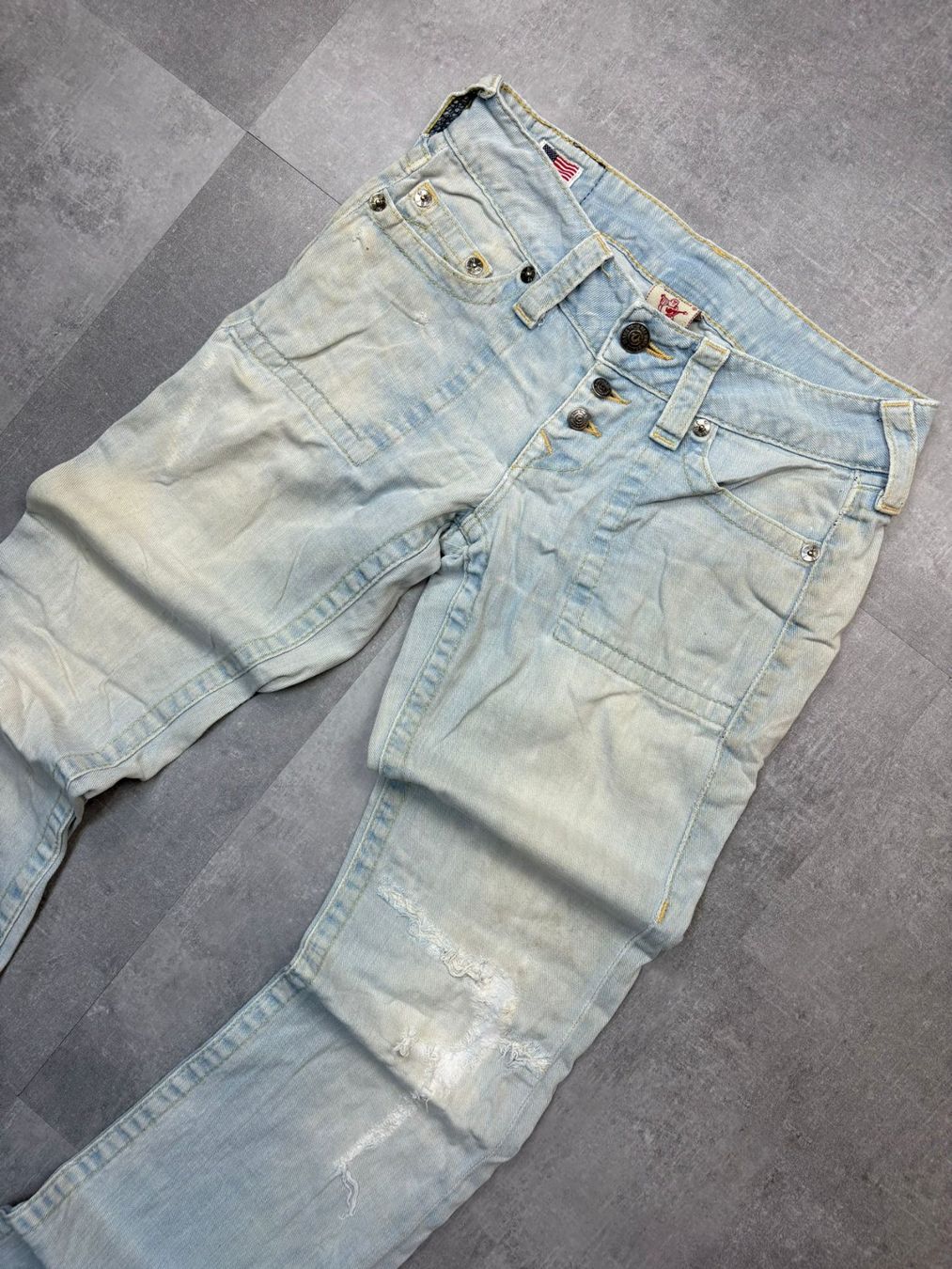 True Religion Jeans: Vintage True Religion Bootcut Flared Jeans - Grösse M/27 – Gebraucht aus Werdenberg von hase.vintage 2
