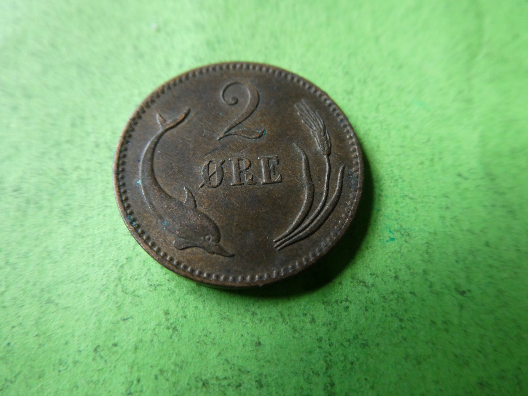 Toutes les monnaies: Dänemark 1875, 2 Oere – D'occasion à Hinterforst par Rohusri