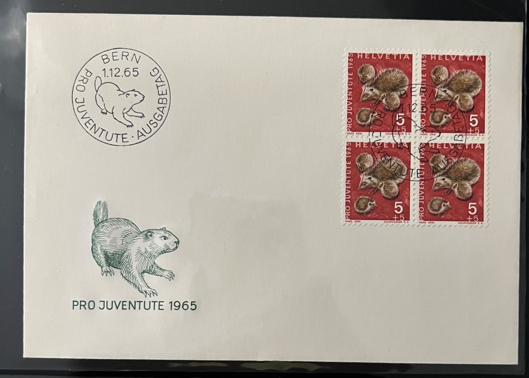 Tutti i francobolli: Erstagsbrief 1965 – Usato da Rotkreuz venduto da Parcore