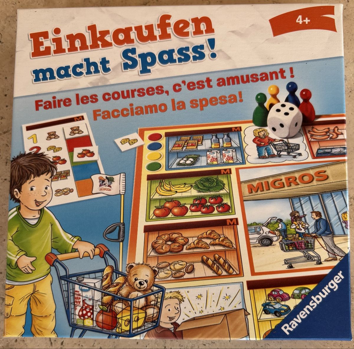 Ravensburger Giochi: Brettspiel, Einkaufen macht Spass complet – Usato da Hinwil venduto da TomTom036