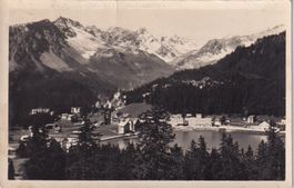 Arosa Bahnhof und Dorf