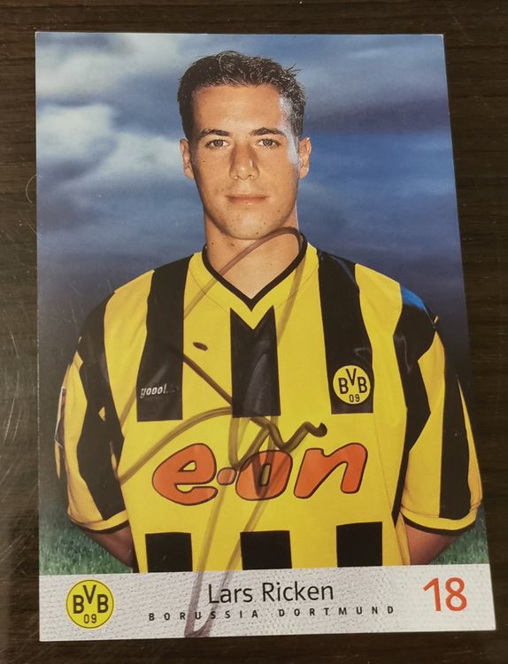 Lars Ricken Autogrammkarte handsigniert, Borussia Dortmund | Kaufen auf ...