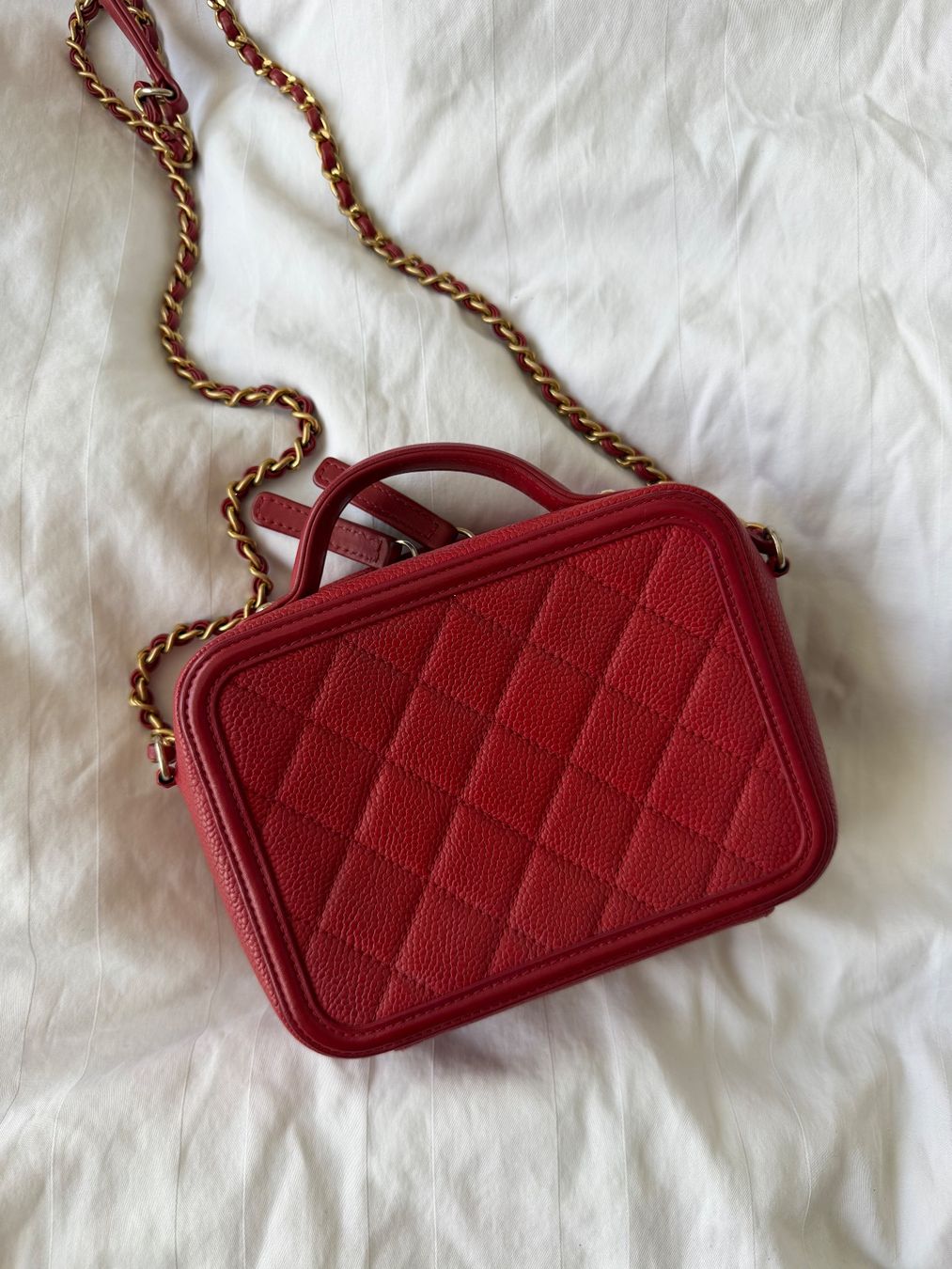 Chanel Borse da donna: CHANEL Small CC Filigree Vanity Case – Usato da Steinhausen venduto da fashionandbeauty 1