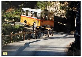 Praden Passugg Plessur Postauto FBW 40U43L Foto Poster 35x50
