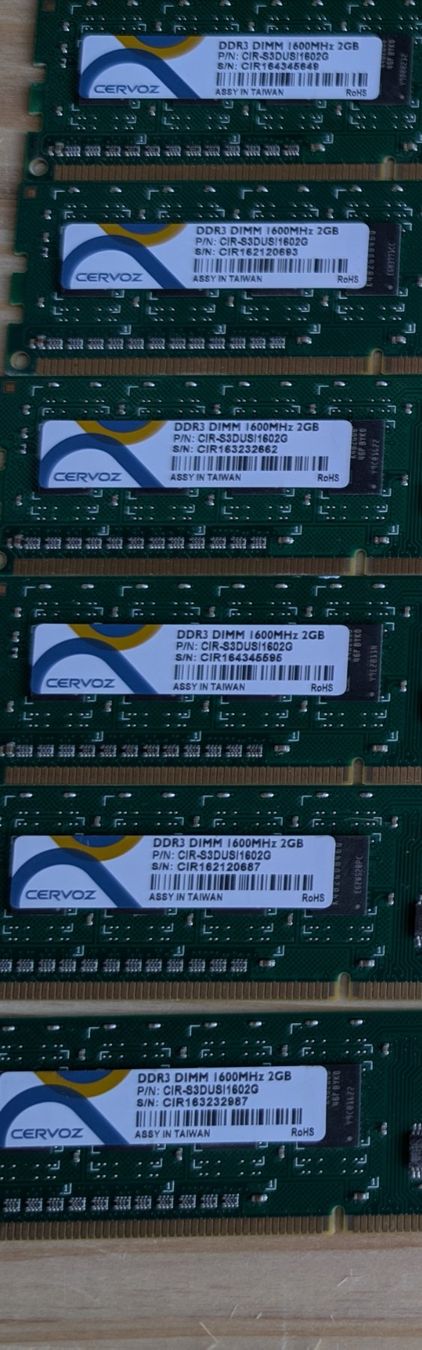 Memory / RAM: Mémoire Ram DDR3 et DDR2 – Gebraucht aus Vernayaz von Suisse1010 1