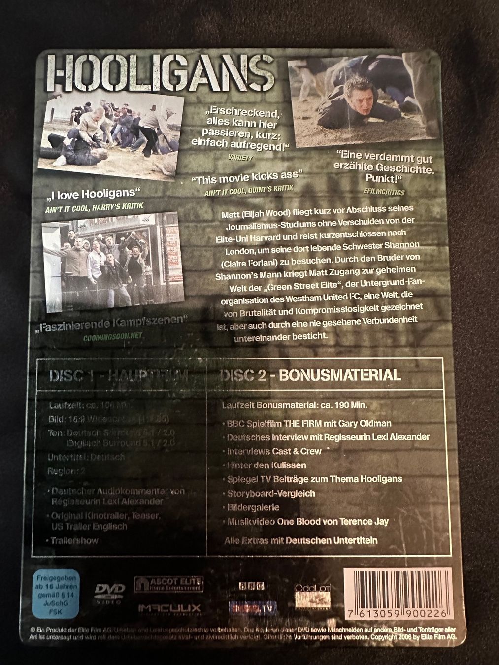 Alle DVDs: Hooligans - Doppel-DVD - Top Zustand – Gebraucht aus Adlikon b. Regensdorf von microman165 1