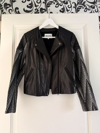 American Retro Leather Biker Jacket