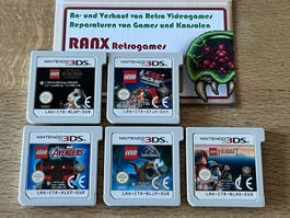 5 originale LEGO Spiele für Nintendo 3DS, Bundle Konvolut