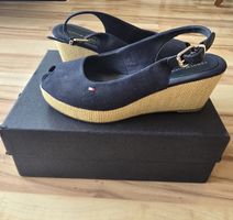 Sandaletten Tommy Hilfiger Keilabsatz Dunkelblau 38