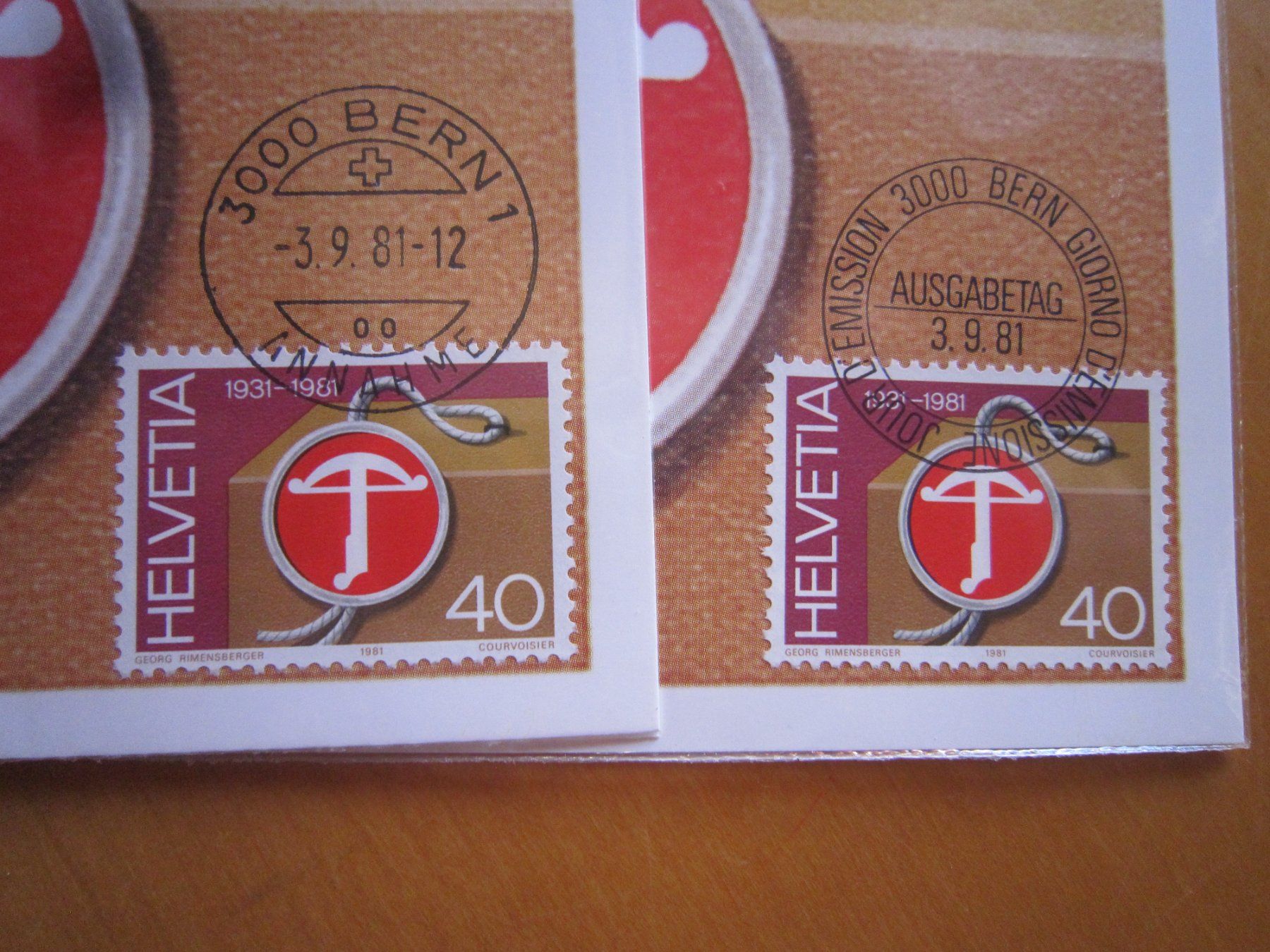 Tutti i francobolli: CH 1981 FDC Serien und Maximiukarten ET – Usato da Gordola venduto da Polentaefung 8