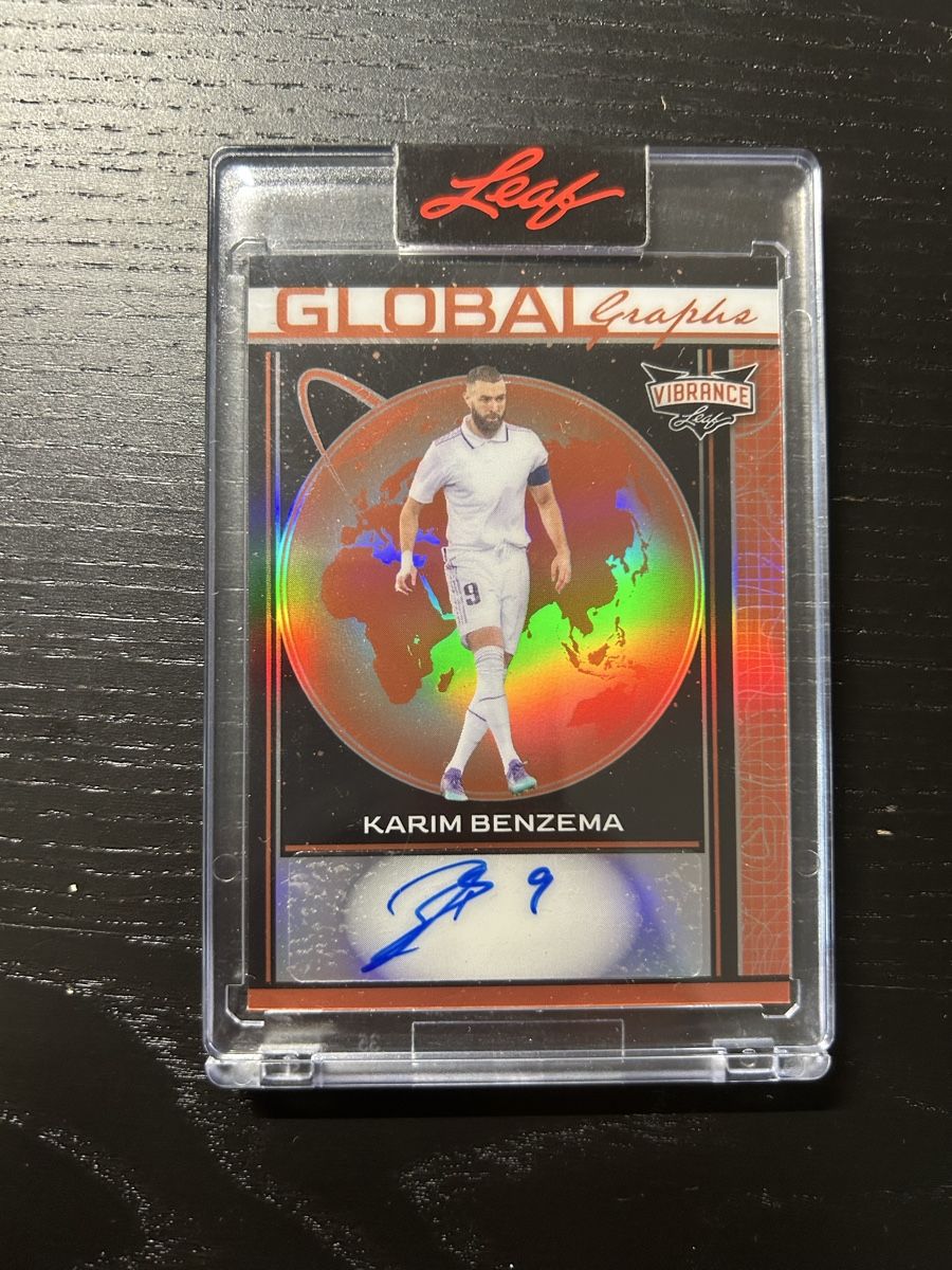 Carte collezionabili: Leaf Vibrance Global Graphs Benzema - Édition limitée 3/6! – Nuovo (secondo la descrizione) da Versoix venduto da Madgycian