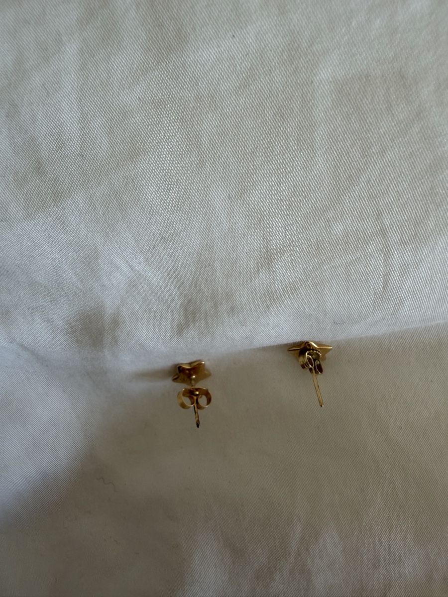 Orecchini pendenti & Orecchini a lobo: Gold Star Stud Earrings – Usato da Uster venduto da Monika_OB 6
