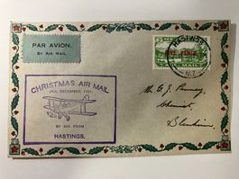 Neuseeland 1931, Weihnachts-Sonderflug, Hastings-Blenheim