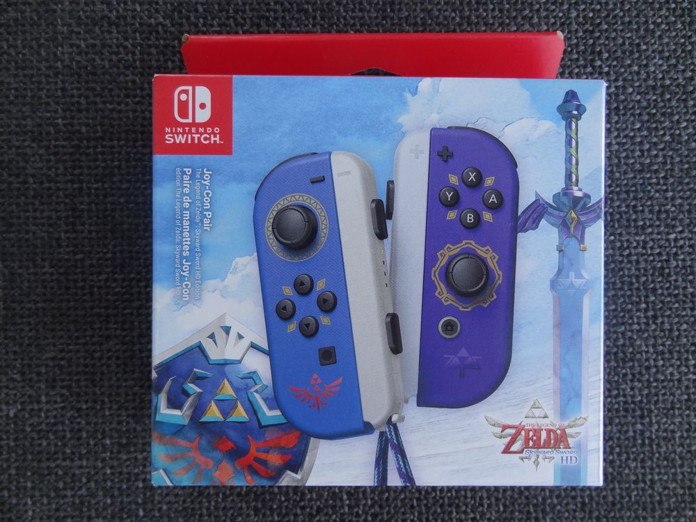 Switch JoyCon Controller ZELDA Skyward Sword Edition NEU ! Kaufen