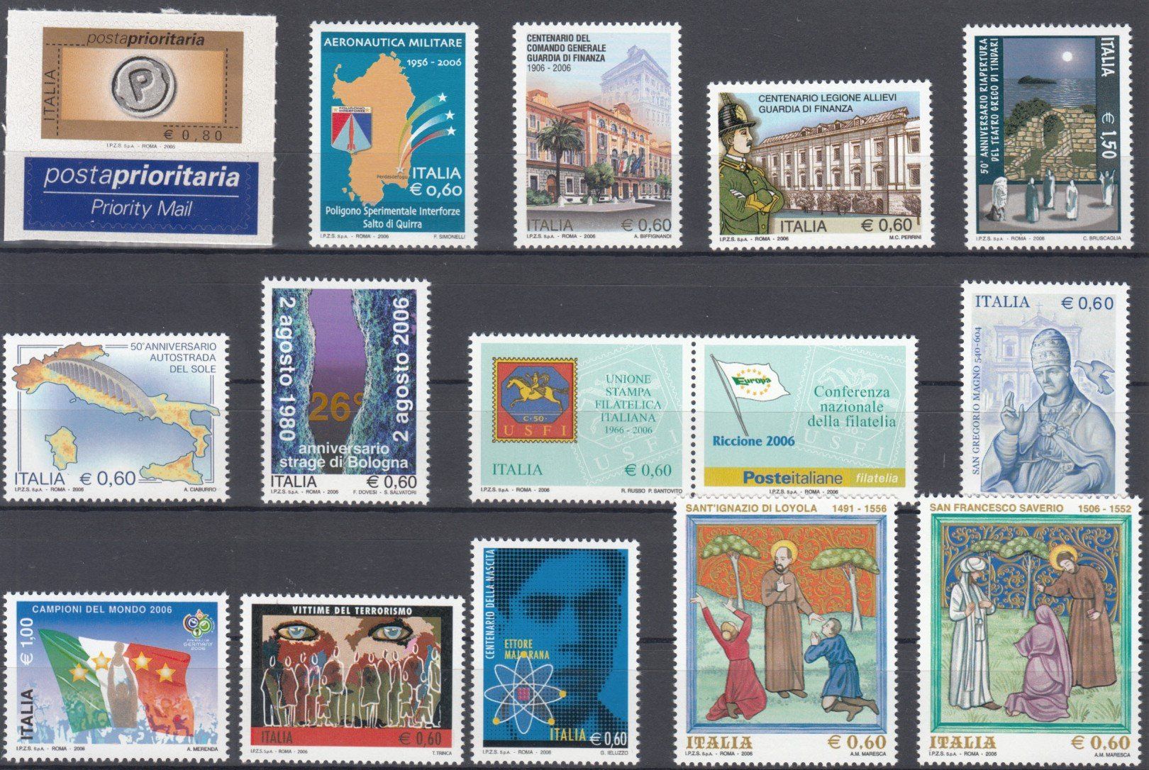 Tutti i francobolli: Italien 2006 postfrisch – Usato da Bürglen TG venduto da StampGraf 6