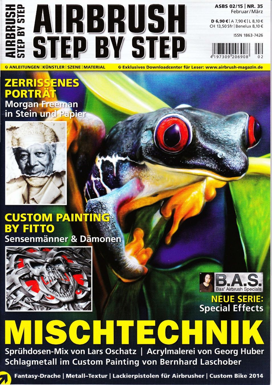 Riviste & Magazine: Airbrush Step by Step 02/15 - Nr. 35 – Nuovo (secondo la descrizione) da Reiden venduto da mirtox