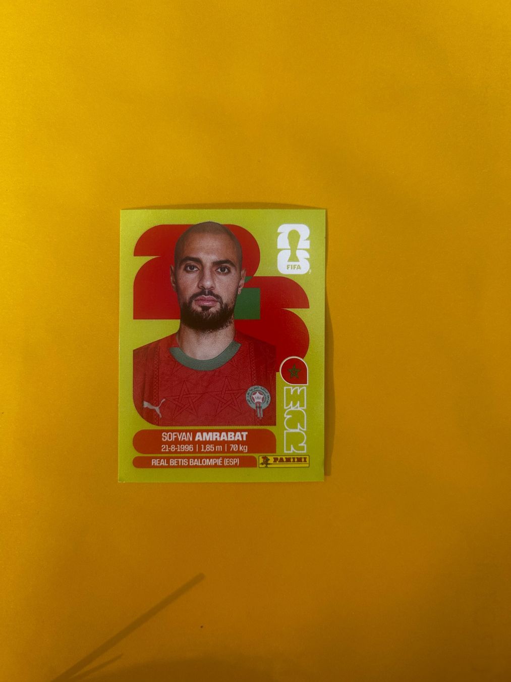 Panini Carte collezionabili: MAR 10 Sofyan Amrabat Panini WM 2026 Sticker – Nuovo (secondo la descrizione) da Züberwangen venduto da ravenixon