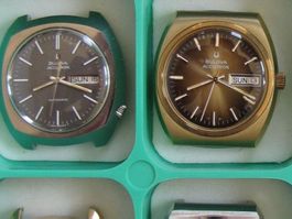 BULOVA ACCUTRON/ACCUQUARTZ, 2 Gehäuse Bostich ohne Werk NOS