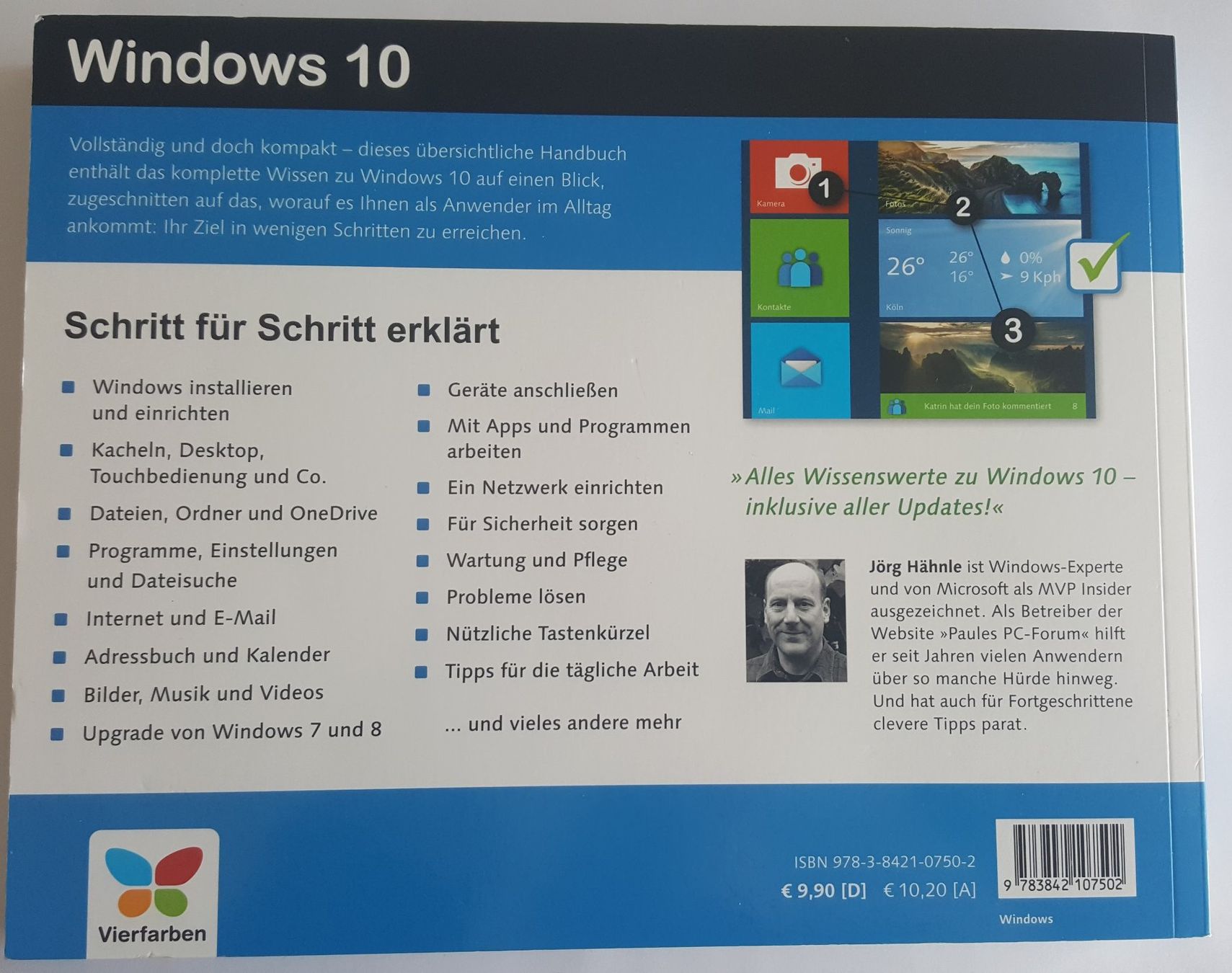 Bücher: Buch Windows 10 Schritt für Schritt – Gebraucht aus Bremgarten b. Bern von gutzi63 1