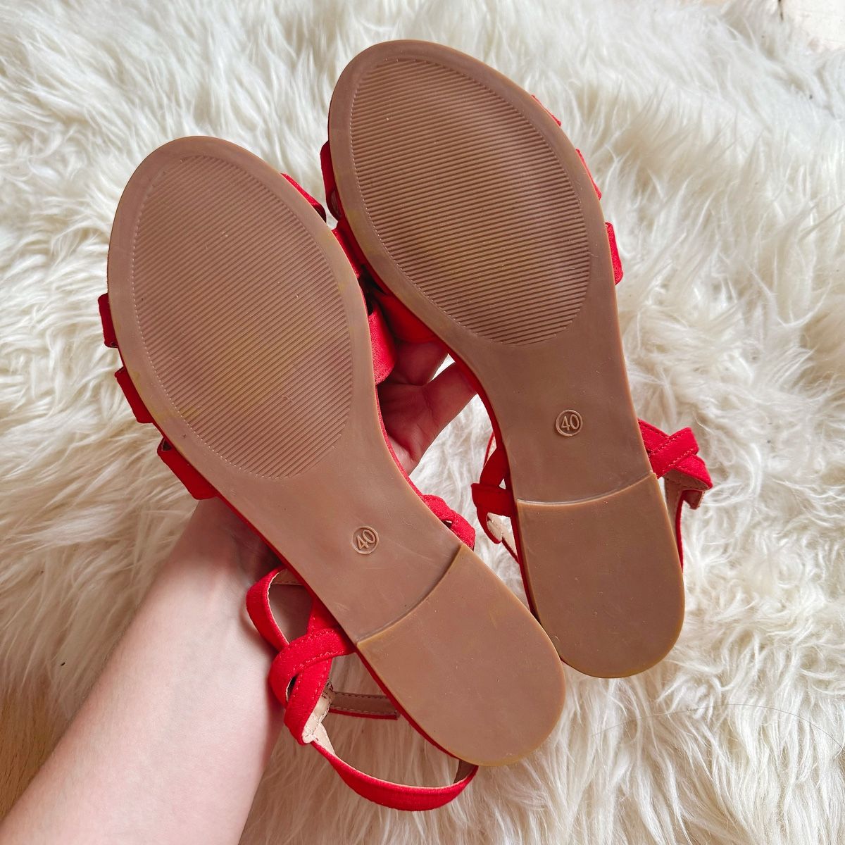Anna Field Damenschuhe: Anna Field Sandalen | Grösse 40, rot, neu – Neu (gemäss Beschreibung) aus Ostermundigen von nkln 3