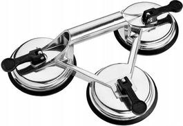 3er Saugnapfhalter aus Aluminium zum heben bis 150kg